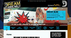 Desktop Screenshot of dreamclimbingwalls.com
